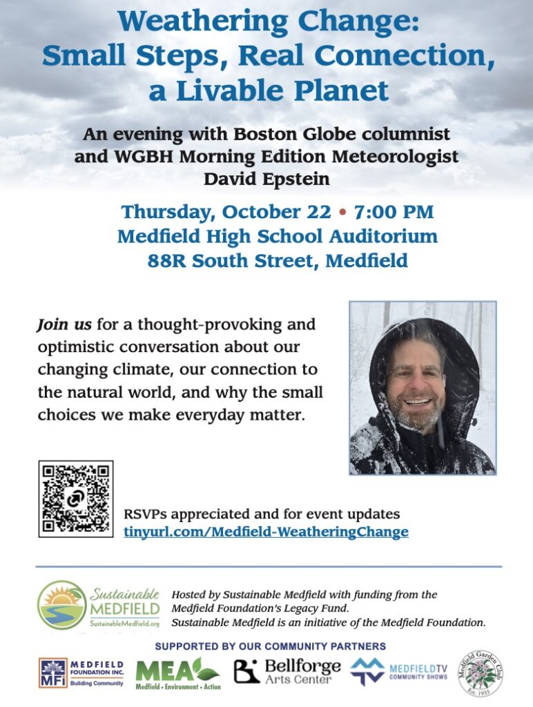 Weathering Change with Meteorologist David Epstein <span class="mmes-shared-tag">Shared From Sustainable Medfield</span>